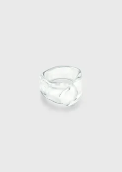 Outlet Annika Inez Glassy Foldover Ring Handmade Jewelry
