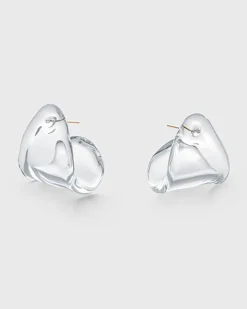Discount Annika Inez Glossy Fold Over Earrings Handmade Jewelry