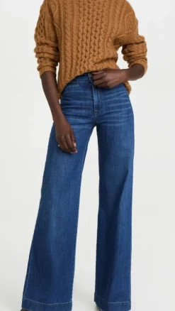 Outlet ASKK NY Brighton Wide Leg Denim | Mercury Bottoms