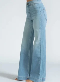 New ASKK NY Brighton Wide Leg Keel Over Bottoms