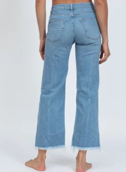 Discount ASKK NY Crop Wide Straight Leg Keel Over Bottoms