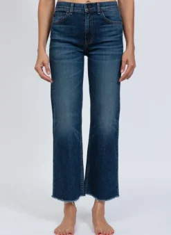 ASKK NY Crop Wide Straight Leg Chevelle Bottoms