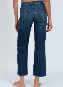 ASKK NY Crop Wide Straight Leg Chevelle Bottoms