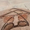 Outlet Carla Colour Lind Sunglasses with Round Frame Accessories