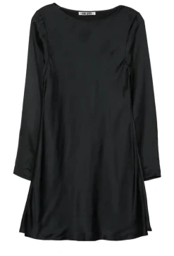Discount Ciao Lucia Patrice Black Satin Dress Dresses