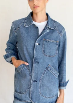 Sale Emerson Fry Cabin Denim Jacket - Classic Stonewash Outerwear