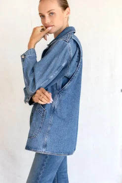 Sale Emerson Fry Cabin Denim Jacket - Classic Stonewash Outerwear