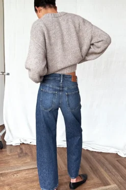 Hot Emerson Fry Dark Nova Barrel Denim Jeans Bottoms