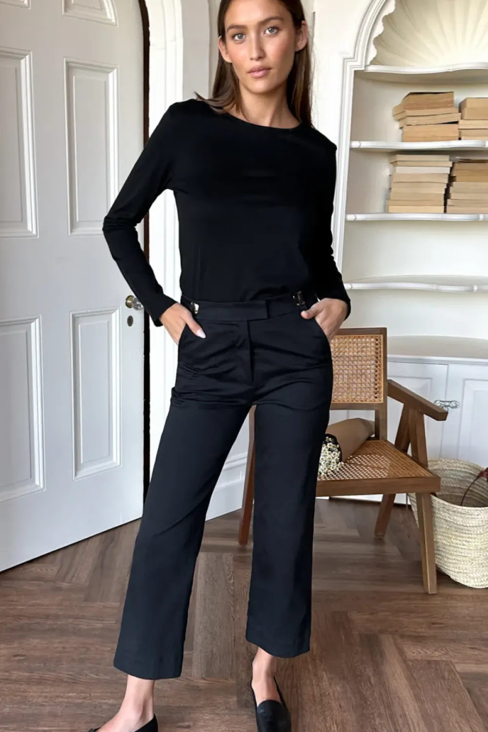 Best Emerson Fry Essential Black Twill Pant Bottoms