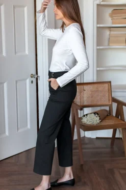 Best Emerson Fry Essential Black Twill Pant Bottoms