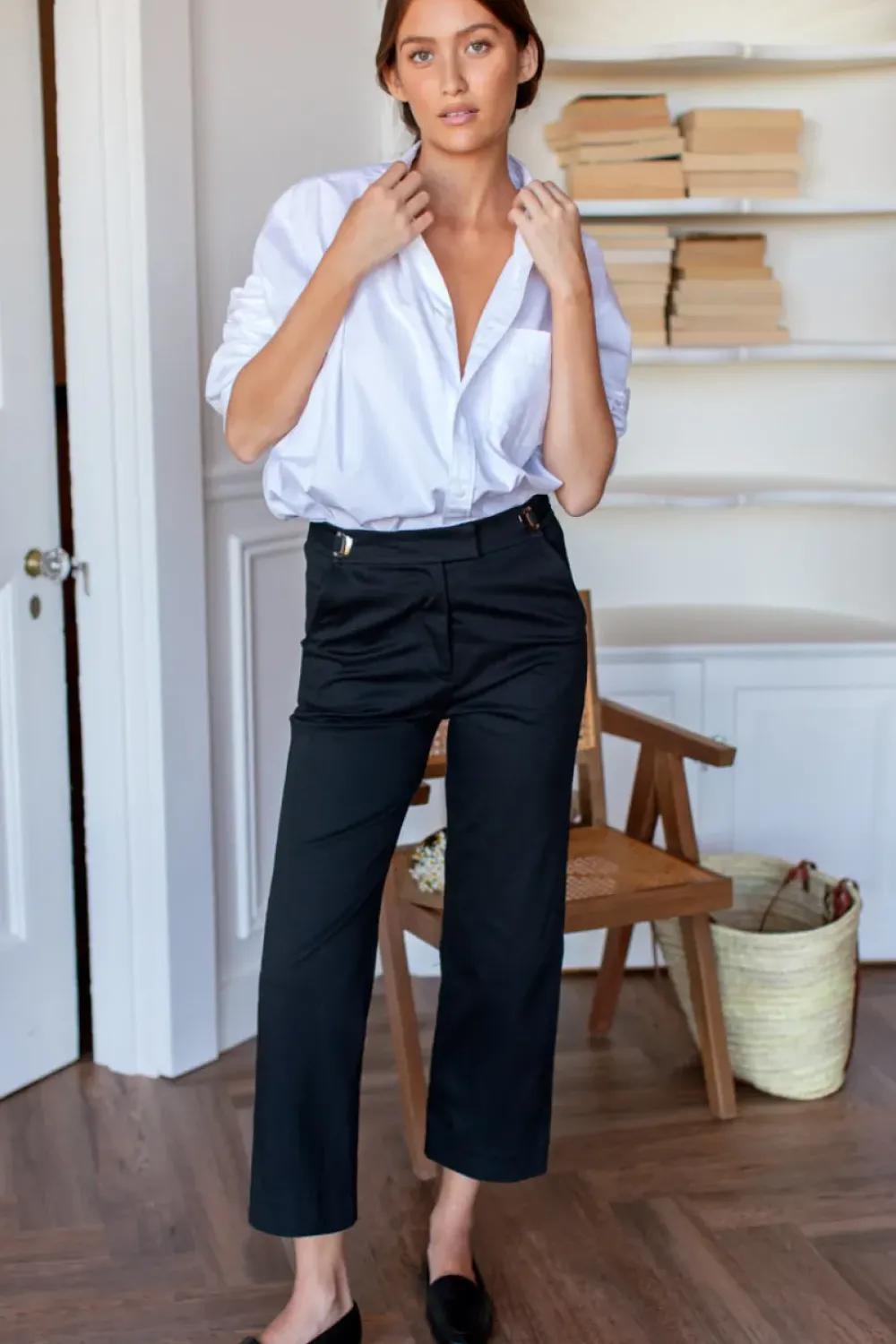 Best Emerson Fry Essential Black Twill Pant Bottoms