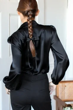 Clearance Emerson Fry Frankie Blouse in Black Tops