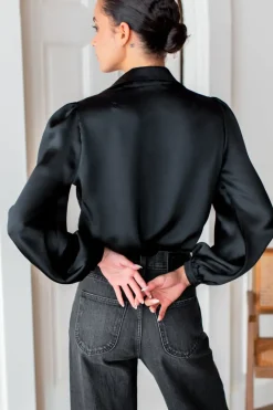 Clearance Emerson Fry Frankie Blouse in Black Tops