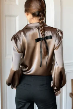 Best Emerson Fry Frankie Blouse in Latte Tops