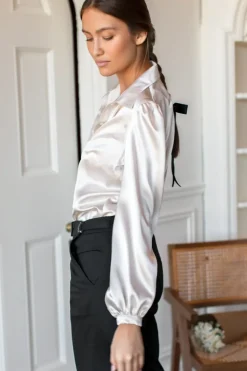 Hot Emerson Fry Frankie Blouse in Porcelain Tops
