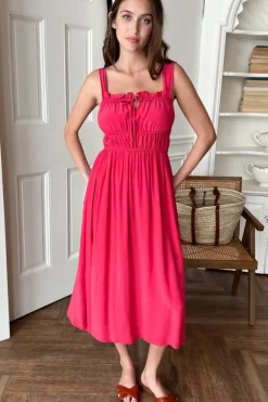 Online Emerson Fry Pipa Dress in Rococco Red Dresses