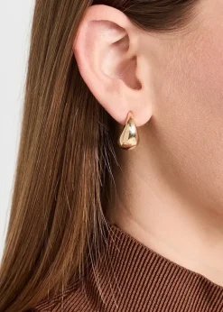 Jennifer Zeuner Shira 1/2" Hoop Earrings Handmade Jewelry