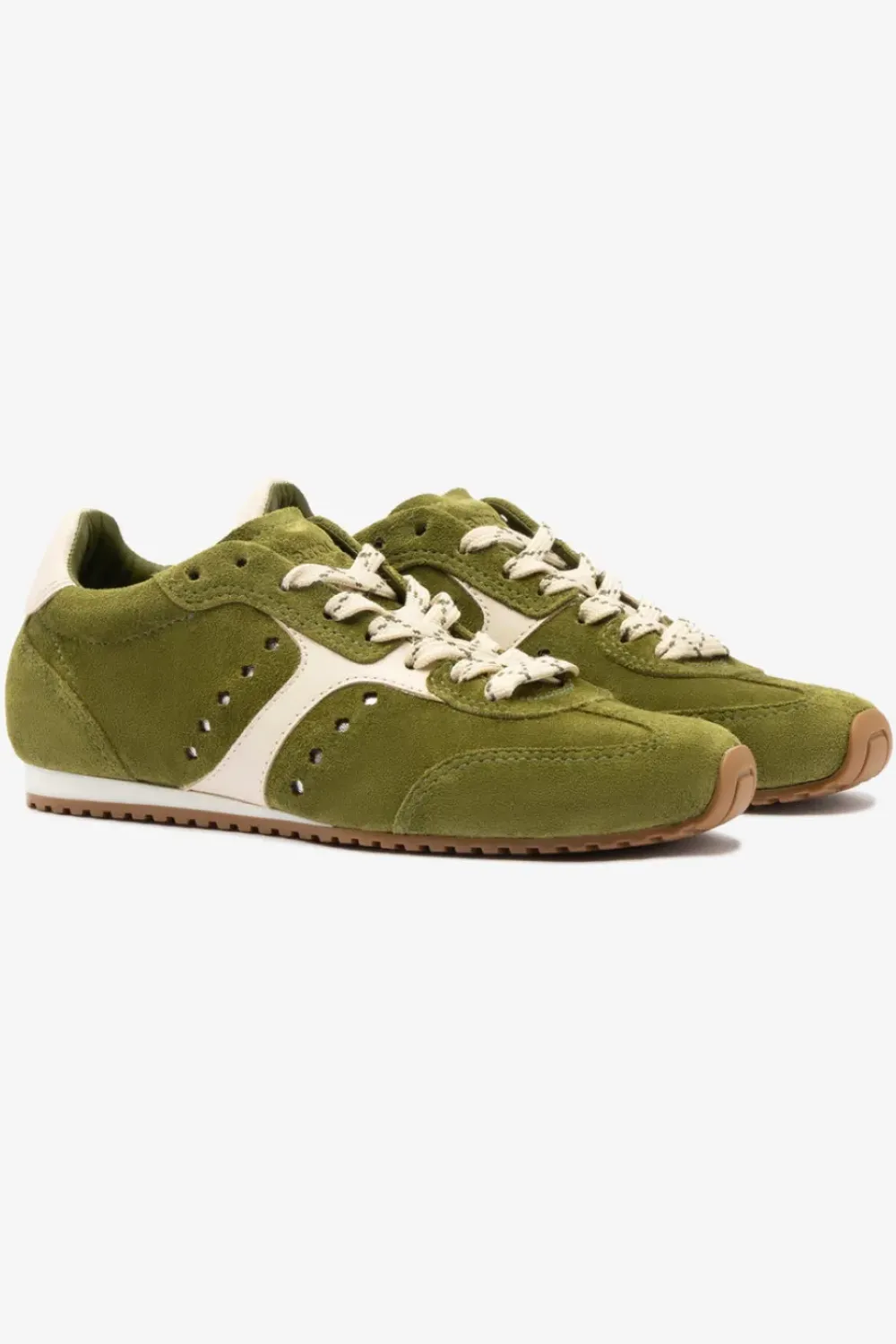 Discount Larroude Stella Sneaker Trainer in Seaweed Shoes