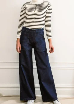Loup Long Sabrina Denim | dark indigo Bottoms