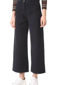 Best Loup Simone Wide Leg Denim | black Bottoms