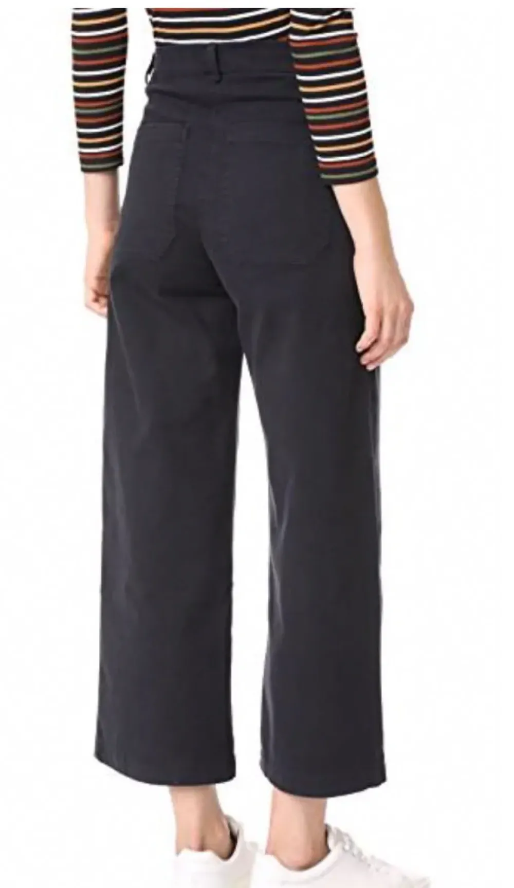 Best Loup Simone Wide Leg Denim | black Bottoms