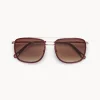Clearance Machete Amelia Sunglasses in Oxblood Accessories