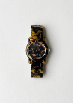 Hot Machete Mono Watch | Classic Tortoise Handmade Jewelry