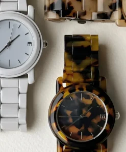Hot Machete Mono Watch | Classic Tortoise Handmade Jewelry