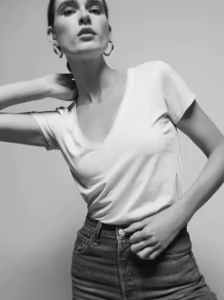 Sale Nation LTD Blair Tee in White Tops