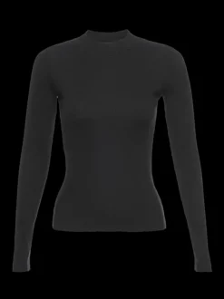 Sale Nation LTD Gina Long Sleeve | Black Tops