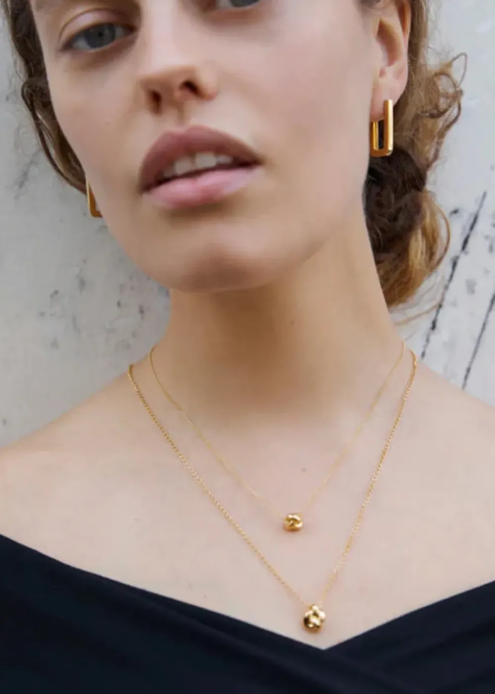 Discount Otiumberg Chunky Rectangle Hoops Handmade Jewelry