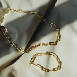 Best Otiumberg Signature Gold Arena Chain Necklace Handmade Jewelry