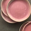 Hot Pink Handcrafted Ceramic Trinket Tray Handmade Beauty | Wellness