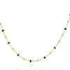 Outlet Rachel Reid Black Enamel Chain Necklace Handmade Jewelry