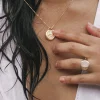 Roma Gold Coin Necklace Handmade Jewelry