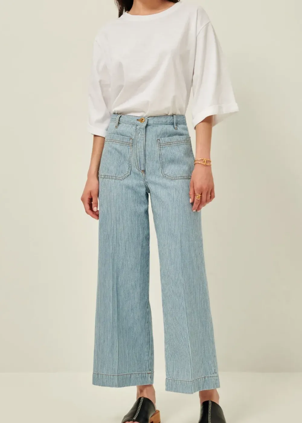 Hot Sessun Aldricks Pants in Coutil Sky Bottoms