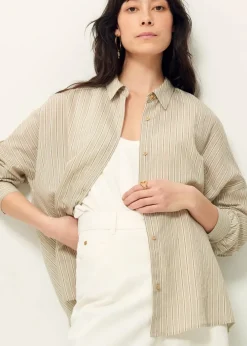 Outlet Sessun Botan Button Down Shirt Tops
