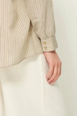 Outlet Sessun Botan Button Down Shirt Tops
