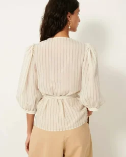 Hot Sessun Georgia Stripe Shirt Tops