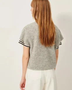 Sessun Matua Mid Grey Vest Sweater Tops