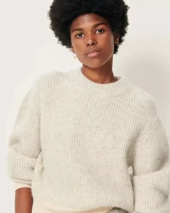 Clearance Sessun Odense Sweater in Milkygres Tops