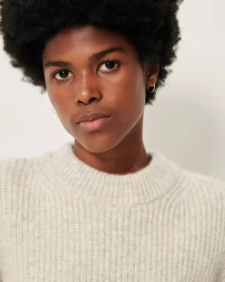 Clearance Sessun Odense Sweater in Milkygres Tops