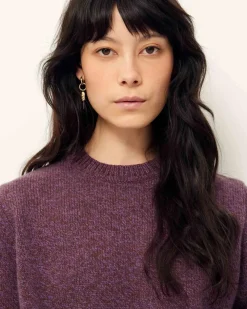 Discount Sessun Silty Sweater Stony Violet Tops
