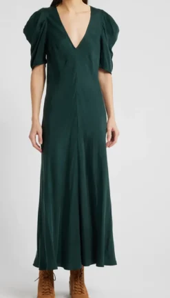 Outlet The Great The Century Dress in Winterpine Dresses