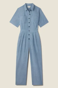 Best Trovata Audra Jumpsuit in Vintage Indigo Bottoms