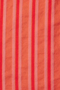 Sale Trovata Callie Shirtdress in Terracotta Stripe Dresses