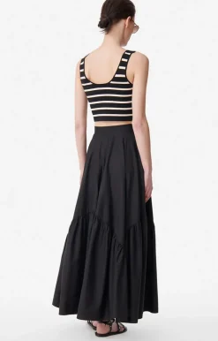 Hot Vanessa Bruno Astree Skirt in Black Bottoms