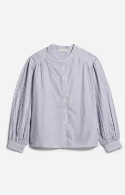 Outlet Vanessa Bruno Chouchou Blouse Blue Stripe Tops