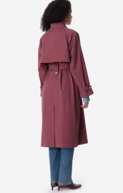 Hot Vanessa Bruno Dexter Trench Coat in Fig Outerwear