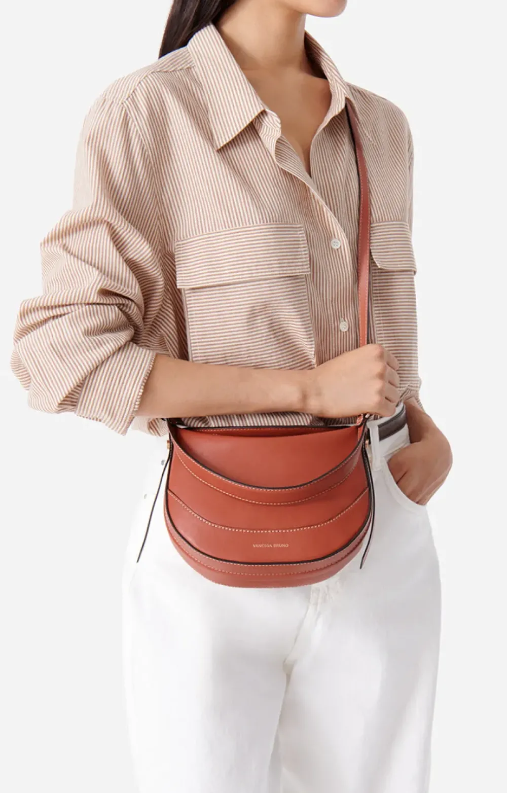 New Vanessa Bruno Small Daily Bag in Rouille Accessories